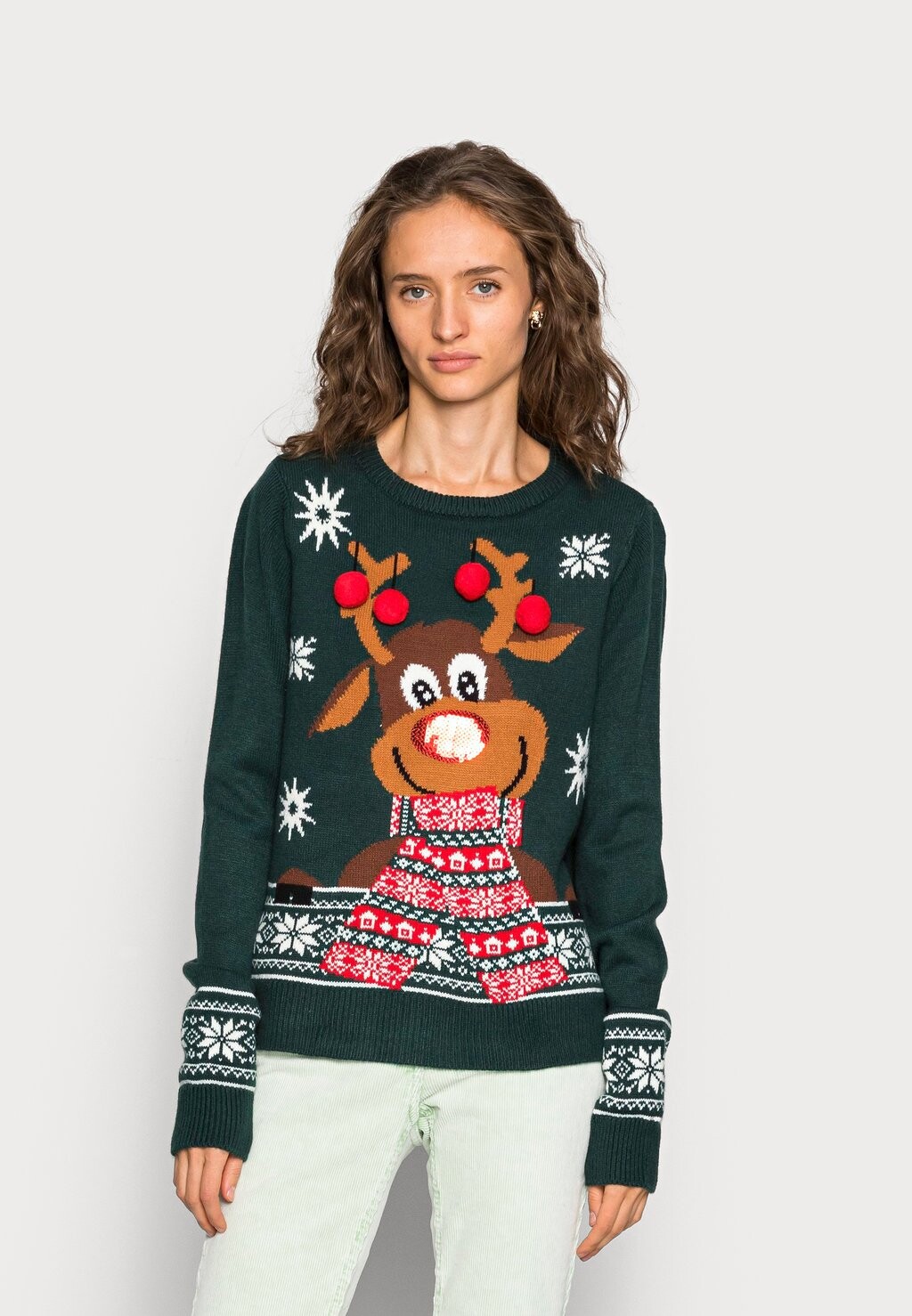 Джемпер Vero Moda Vmfrostydeer O Neck, пондероза белый / китайский красный, Красный;зеленый
Джемпер Vero Moda Vmfrostydeer O Neck, пондероза белый / китайский красный, Красный;зеленый