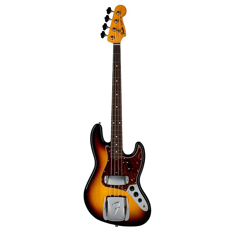 Басс гитара Fender Custom Shop '64 Jazz Bass Guitar, Rosewood, Closet Classic 3-Tone Sunburst
Басс гитара Fender Custom Shop '64 Jazz Bass Guitar, Rosewood, Closet Classic 3-Tone Sunburst