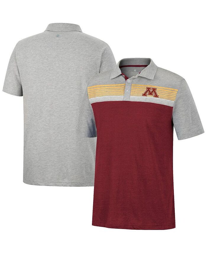 Мужская бордово-серая рубашка-поло Minnesota Golden Gophers Caddy Colosseum, красный
Мужская бордово-серая рубашка-поло Minnesota Golden Gophers Caddy Colosseum, красный