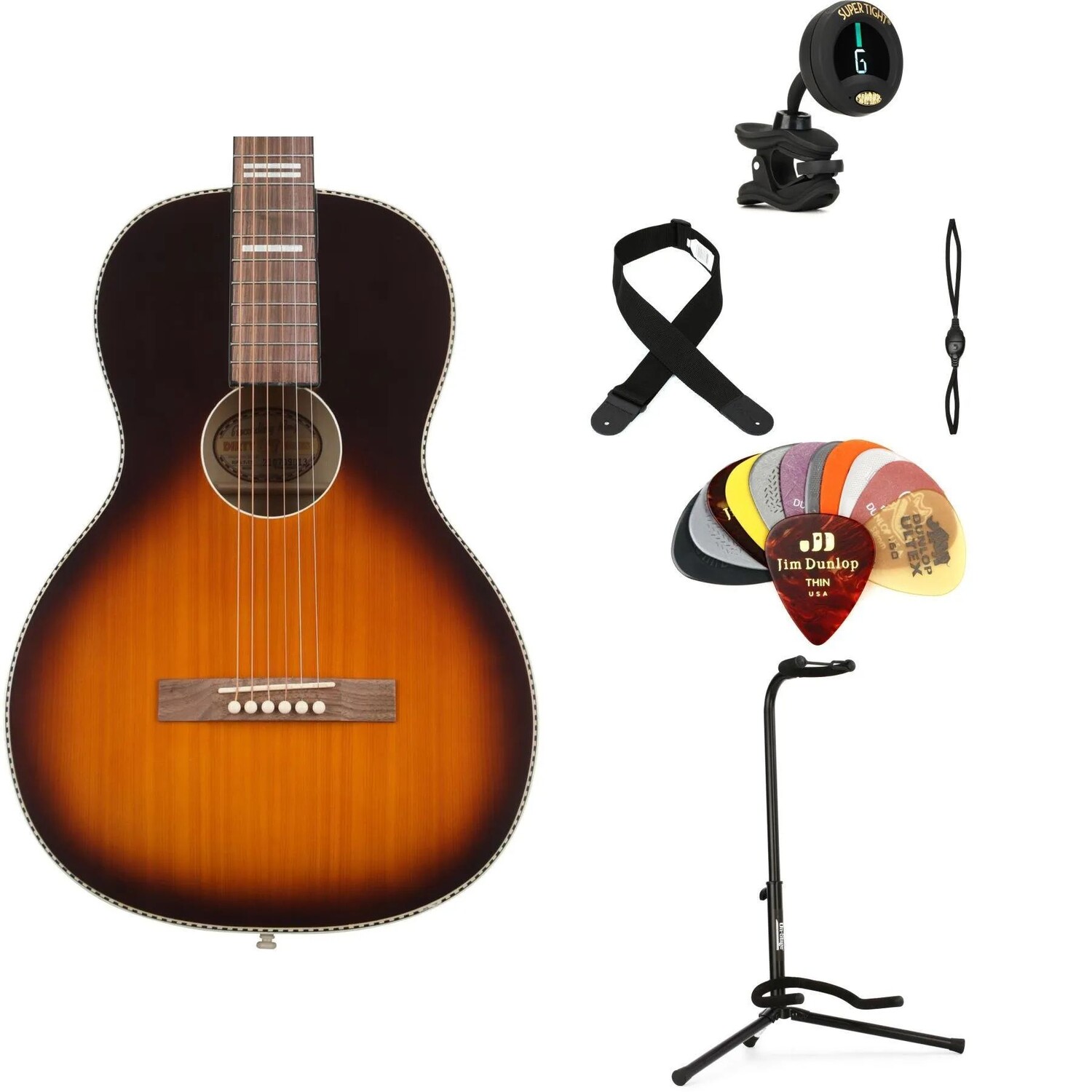 Новый комплект Recording King Dirty 30s Series 7 Single 0 Acoustic Guitar Essentials — Tobacco Sunburst
Новый комплект Recording King Dirty 30s Series 7 Single 0 Acoustic Guitar Essentials — Tobacco Sunburst