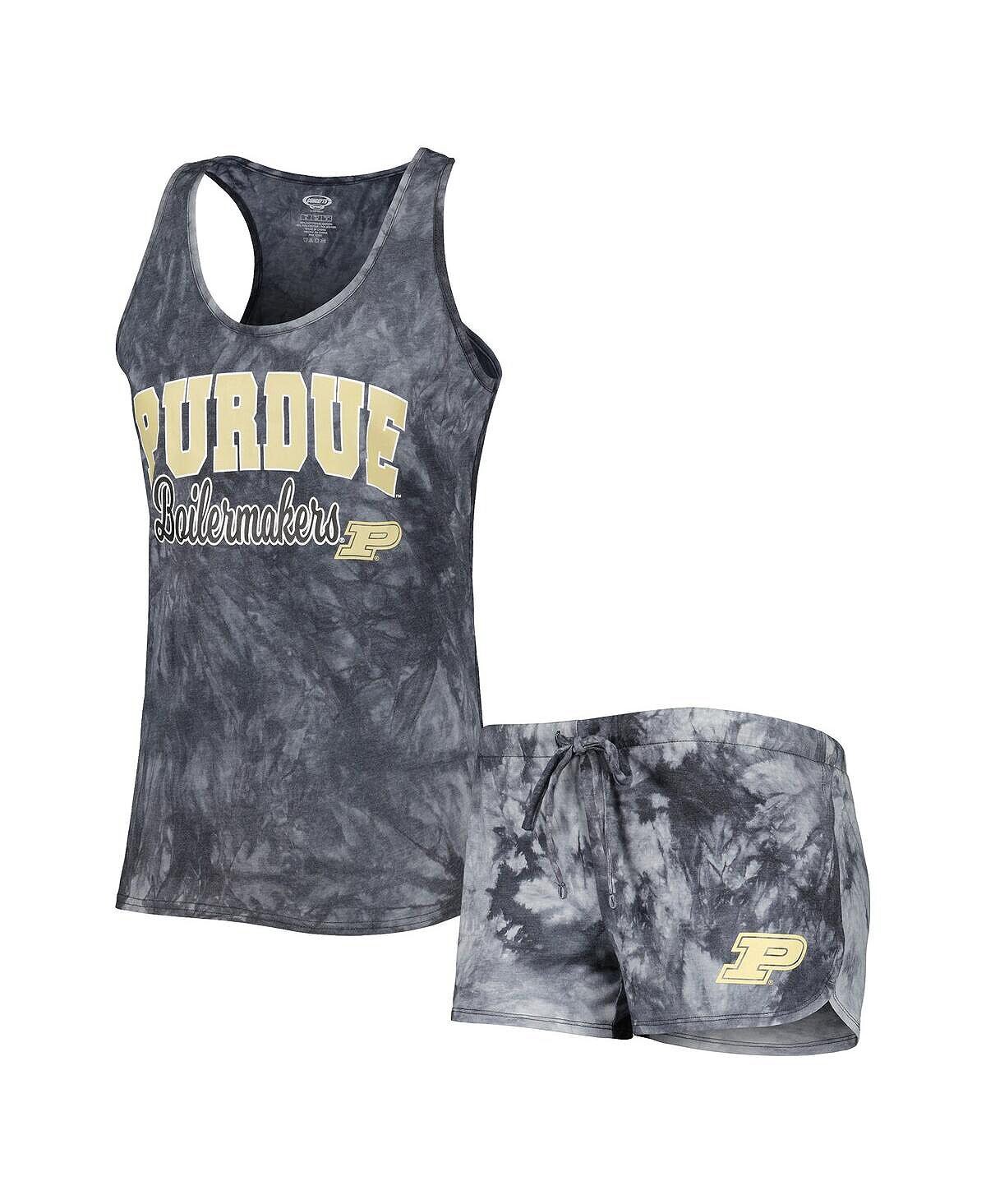 Женский темно-серый комплект для сна с майкой и шортами Billboard Purdue Boilermakers Billboard Concepts Sport
Женский темно-серый комплект для сна с майкой и шортами Billboard Purdue Boilermakers Billboard Concepts Sport