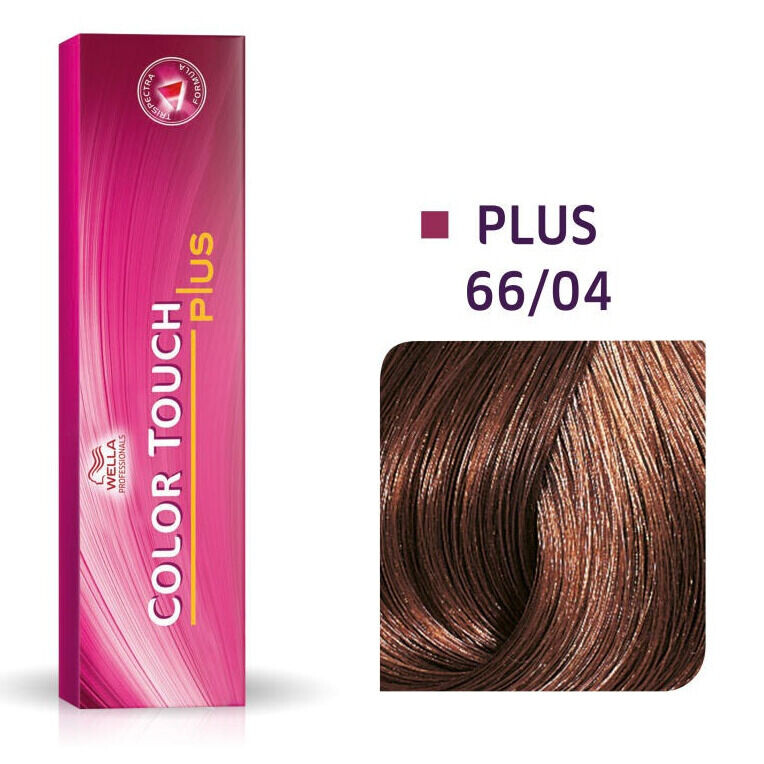 Полуперманентная краска для волос без аммиака 66/04 Wella Professionals Color Touch Plus, 60 мл
Полуперманентная краска для волос без аммиака 66/04 Wella Professionals Color Touch Plus, 60 мл