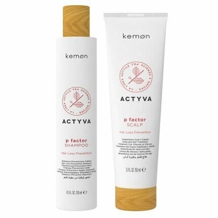 Actyva P Factorset: шампунь 250 мл + средство против выпадения волос 150 мл, Kemon
Actyva P Factorset: шампунь 250 мл + средство против выпадения волос 150 мл, Kemon