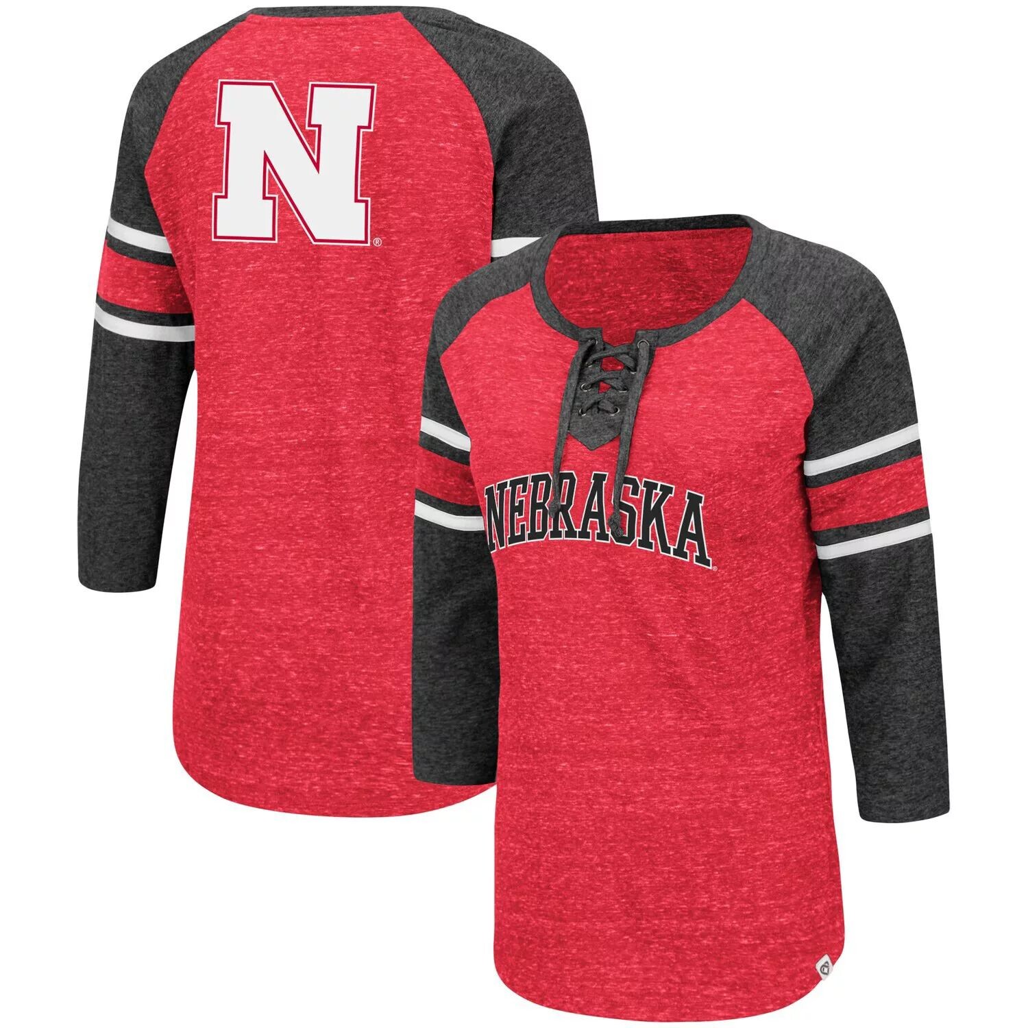 Женская футболка Colosseum Scarlet/Heared Charcoal Nebraska Huskers Scienta Pasadena Raglan с рукавами 3/4 на шнуровке Colosseum
Женская футболка Colosseum Scarlet/Heared Charcoal Nebraska Huskers Scienta Pasadena Raglan с рукавами 3/4 на шнуровке Colosseum