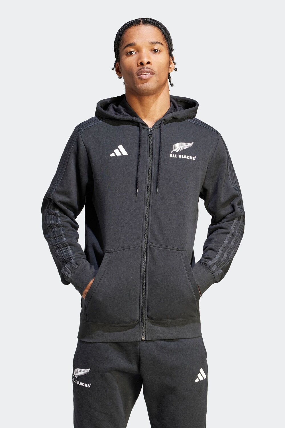 Черная худи Performance All's Rugby с тремя полосками и застежкой-молнией adidas, черный
Черная худи Performance All's Rugby с тремя полосками и застежкой-молнией adidas, черный