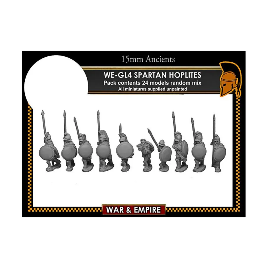 Гоплиты – греки/спартанцы, позднее, War & Empire - Ancient Miniatures - Greek (15mm)
Гоплиты – греки/спартанцы, позднее, War & Empire - Ancient Miniatures - Greek (15mm)