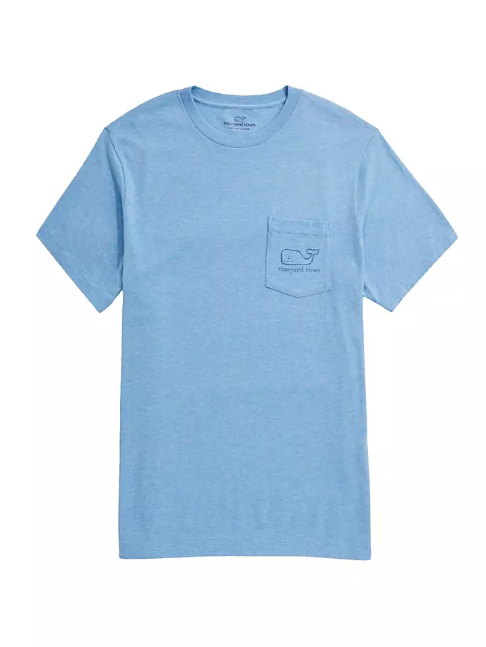Футболка с круглым вырезом и карманом с рисунком «кит» Vintage Vintage Vineyard Vines, синий
Футболка с круглым вырезом и карманом с рисунком «кит» Vintage Vintage Vineyard Vines, синий