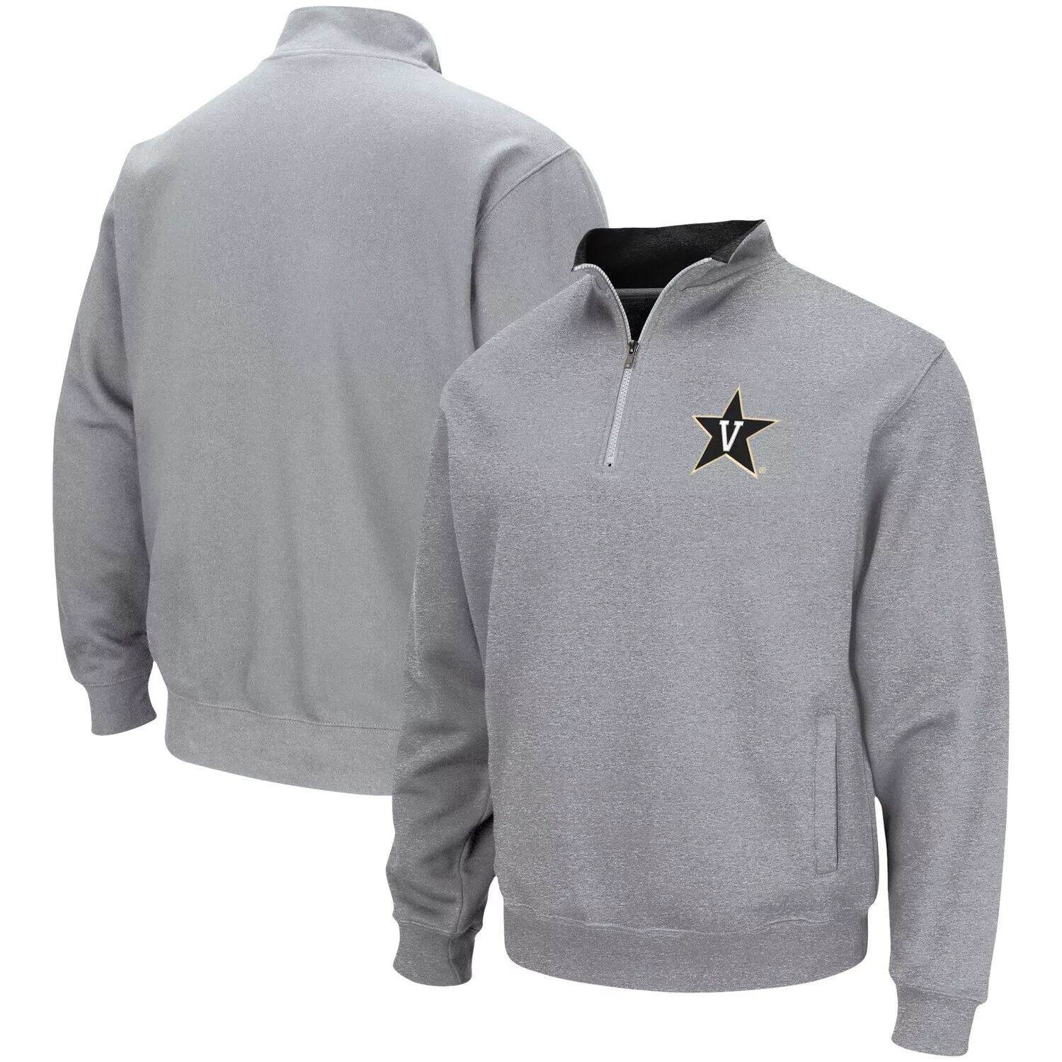 Мужская серая куртка с логотипом Vanderbilt Commodores Tortugas Team и молнией на четверть Colosseum
Мужская серая куртка с логотипом Vanderbilt Commodores Tortugas Team и молнией на четверть Colosseum