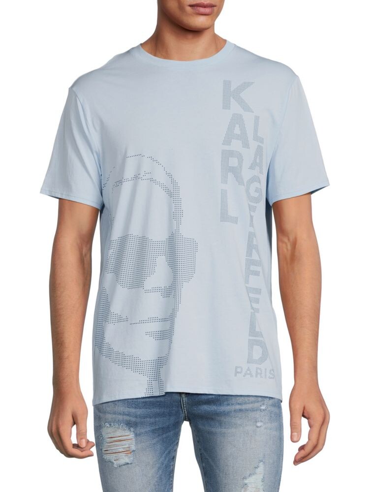 Футболка с круглым вырезом и логотипом в горошек Karl Lagerfeld Paris, цвет Light Blue
Футболка с круглым вырезом и логотипом в горошек Karl Lagerfeld Paris, цвет Light Blue