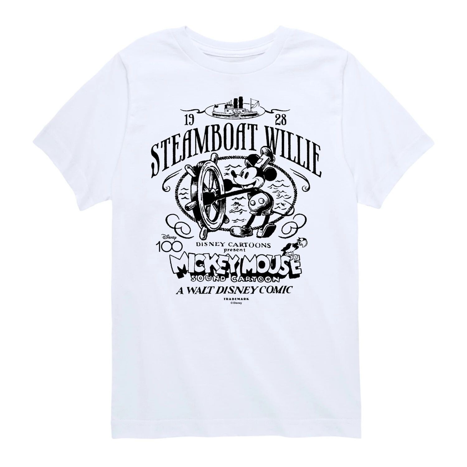 Футболка с рисунком Steamboat Willie для мальчиков 8–20 лет Disney 100 Licensed Character
Футболка с рисунком Steamboat Willie для мальчиков 8–20 лет Disney 100 Licensed Character