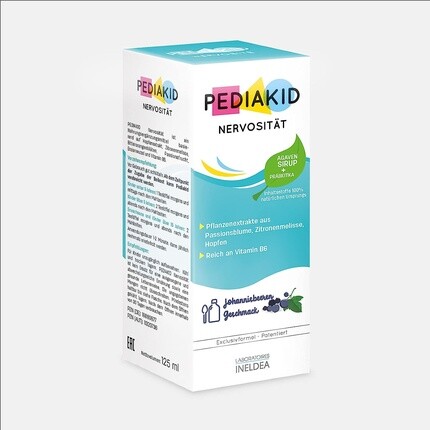PEDIAKID Nervosität способствует расслаблению и внутреннему спокойствию. Без глютена, без аллергенов, для веганов, 125 мл.
PEDIAKID Nervosität способствует расслаблению и внутреннему спокойствию. Без глютена, без аллергенов, для веганов, 125 мл.