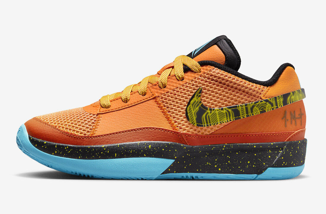 Nike Ja 1 SE FB8977-800 Кроссовки Детские Яркие Баскетбольные кроссовки Mandarin MER292, оранжевый
Nike Ja 1 SE FB8977-800 Кроссовки Детские Яркие Баскетбольные кроссовки Mandarin MER292, оранжевый