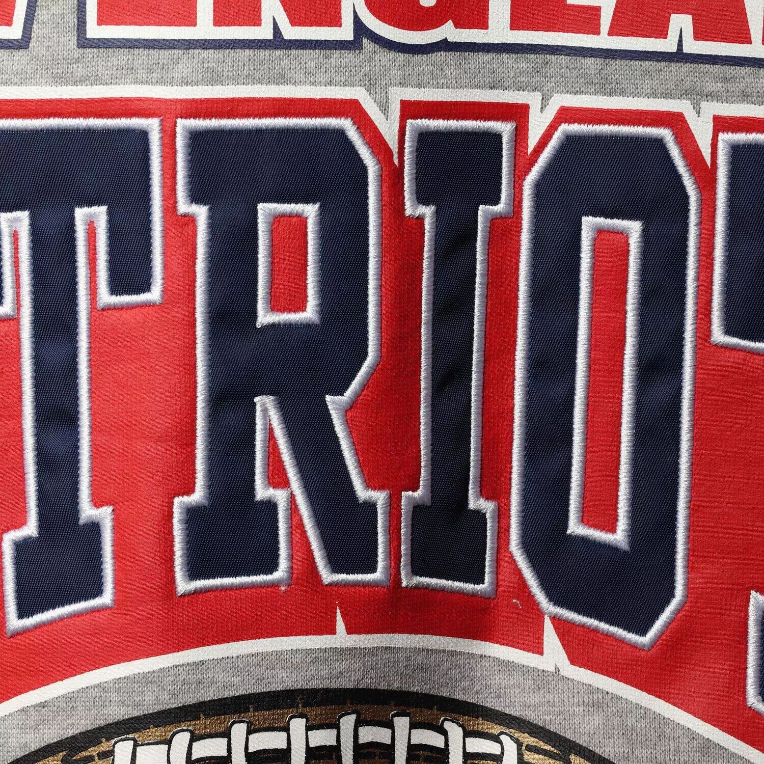 Мужской флисовый пуловер с принтом Mitchell & Ness Heathered Grey New England Patriots со сплошным принтом, толстовка
Мужской флисовый пуловер с принтом Mitchell & Ness Heathered Grey New England Patriots со сплошным принтом, толстовка