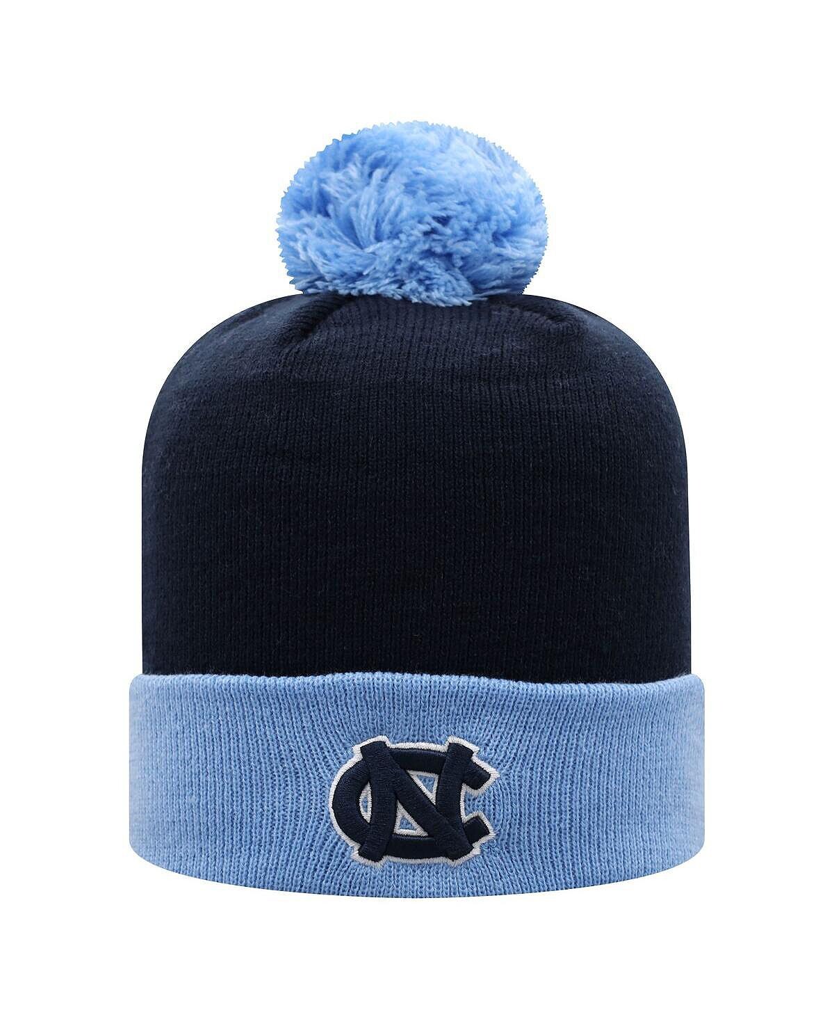 Мужская темно-синяя, Каролино-синяя, двухцветная вязаная шапка North Carolina Tar Heels Core с манжетами и помпоном Top of the World
Мужская темно-синяя, Каролино-синяя, двухцветная вязаная шапка North Carolina Tar Heels Core с манжетами и помпоном Top of the World
