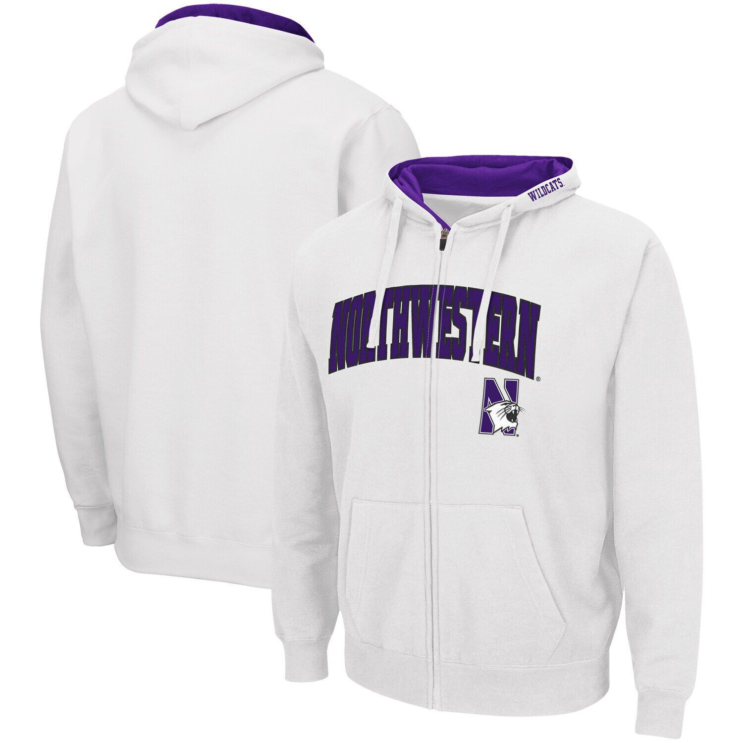 Мужская белая толстовка с молнией во всю длину Northwestern Wildcats Arch & Logo 3.0 Colosseum, Белый
Мужская белая толстовка с молнией во всю длину Northwestern Wildcats Arch & Logo 3.0 Colosseum, Белый