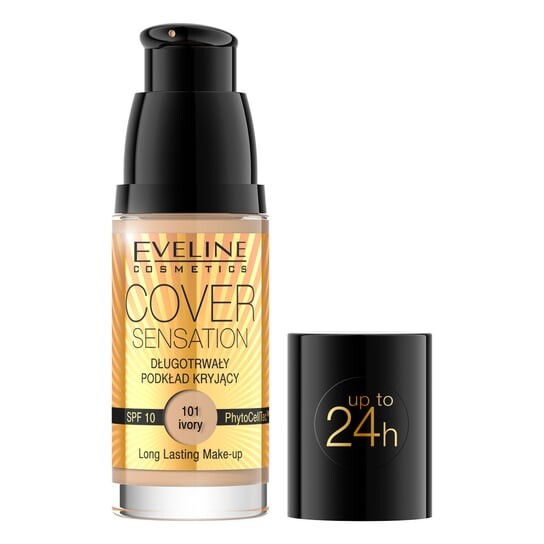 Стойкая покрывающая основа, № 101 Слоновая кость Eveline Cosmetics, Cover Sensation
Стойкая покрывающая основа, № 101 Слоновая кость Eveline Cosmetics, Cover Sensation