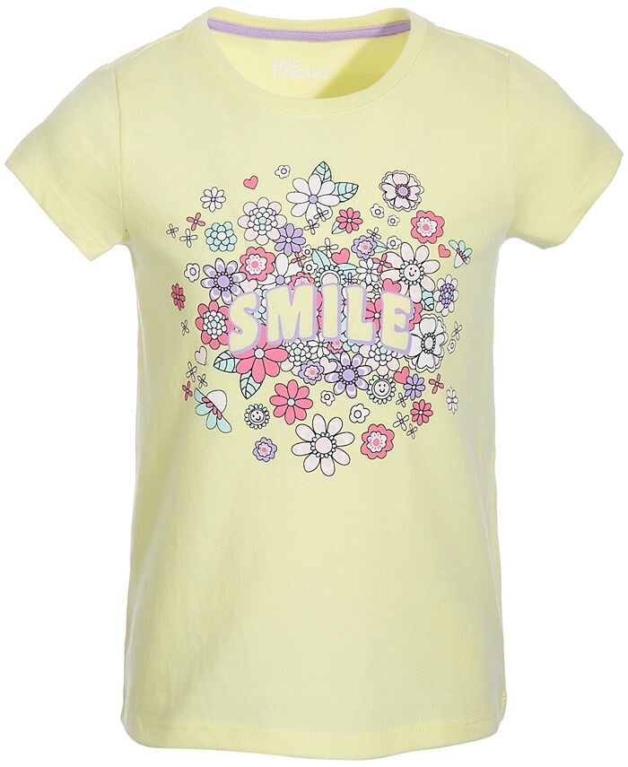 Футболка с рисунком Little Girls Smile, созданная для Macy's Epic Threads, желтый
Футболка с рисунком Little Girls Smile, созданная для Macy's Epic Threads, желтый