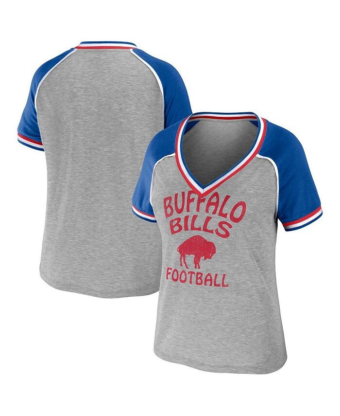 Женская футболка Heather Grey Buffalo Bills Throwback реглан с v-образным вырезом WEAR by Erin Andrews, серый
Женская футболка Heather Grey Buffalo Bills Throwback реглан с v-образным вырезом WEAR by Erin Andrews, серый