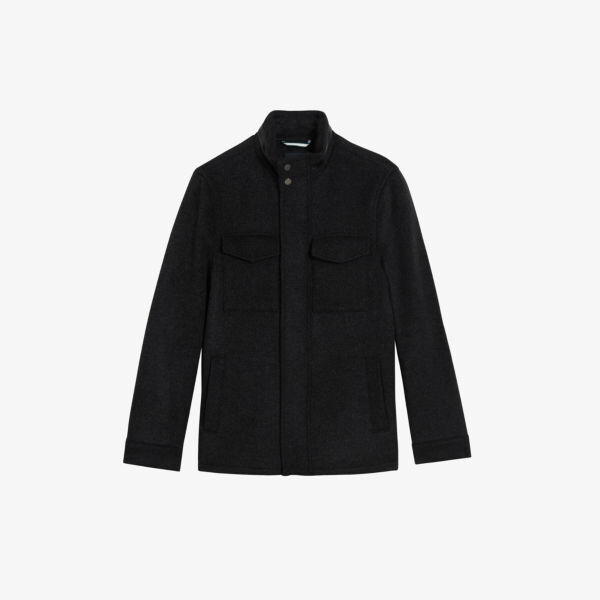 Шерстяная полевая куртка классического кроя с воротником-воронкой Knowl Ted Baker, цвет charcoal
Шерстяная полевая куртка классического кроя с воротником-воронкой Knowl Ted Baker, цвет charcoal