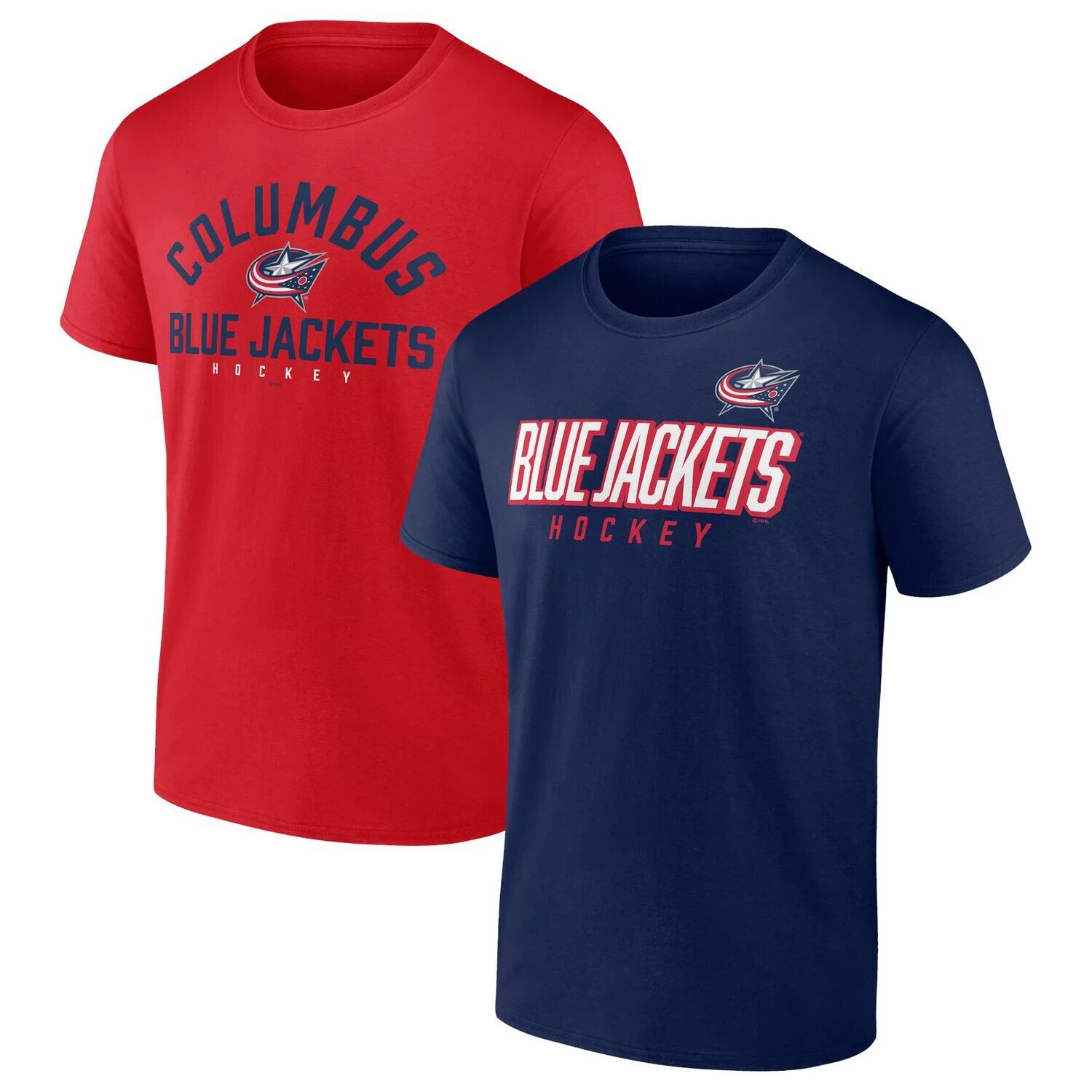 Набор из двух мужских фирменных футболок темно-синего/красного цвета Columbus Blue Jackets Wordmark Fanatics, Красный
Набор из двух мужских фирменных футболок темно-синего/красного цвета Columbus Blue Jackets Wordmark Fanatics, Красный