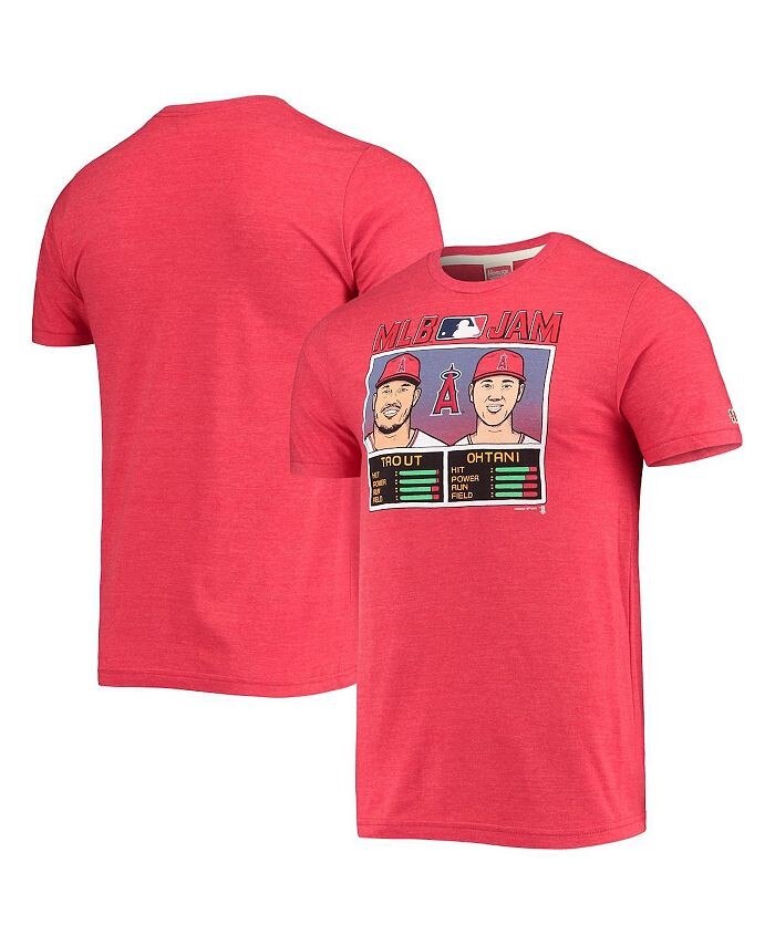 Мужская обувь Shohei Ohtani & Красная футболка Майка Траута Los Angeles Angels MLB Jam Player Tri-Blend Homage, красный
Мужская обувь Shohei Ohtani & Красная футболка Майка Траута Los Angeles Angels MLB Jam Player Tri-Blend Homage, красный