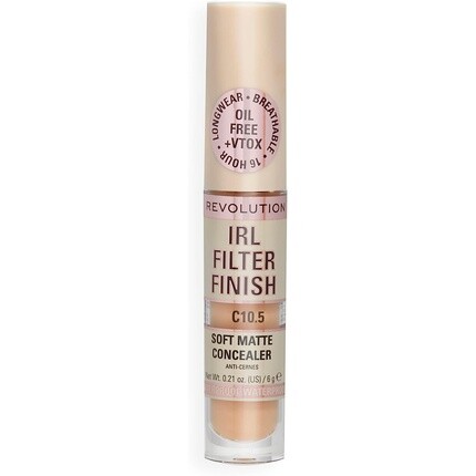 Makeup Revolution Irl Filter Finish Консилер от среднего до полного покрытия 6G C10.5, Revolution Beauty
Makeup Revolution Irl Filter Finish Консилер от среднего до полного покрытия 6G C10.5, Revolution Beauty