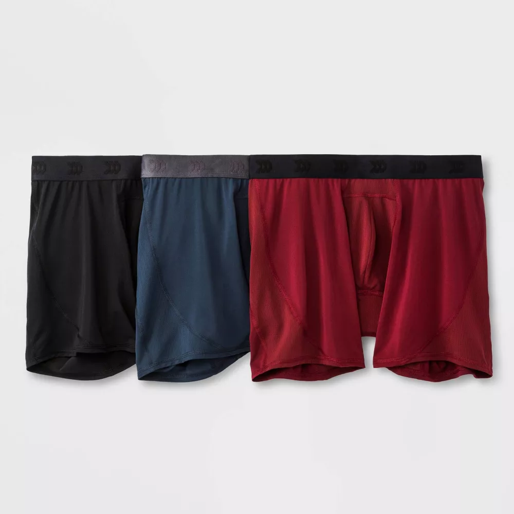 Мужские трусы-боксеры Jersey Mesh Performance 3pk - All In Motion, цвет Black/Determined Blue/Red Resistance
Мужские трусы-боксеры Jersey Mesh Performance 3pk - All In Motion, цвет Black/Determined Blue/Red Resistance