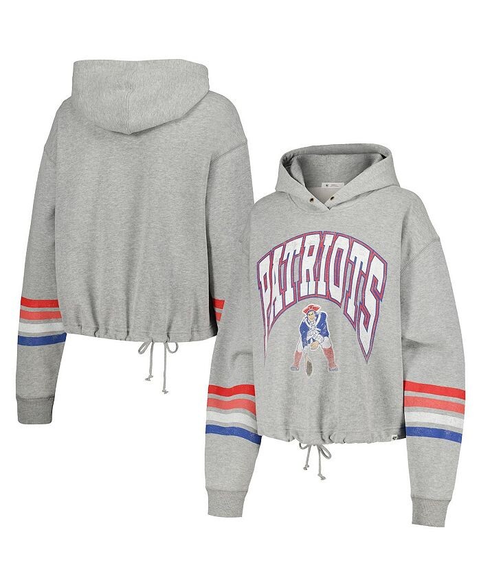 Женский пуловер с капюшоном Heather Grey New England Patriots Upland Bennett '47 Brand, серый
Женский пуловер с капюшоном Heather Grey New England Patriots Upland Bennett '47 Brand, серый