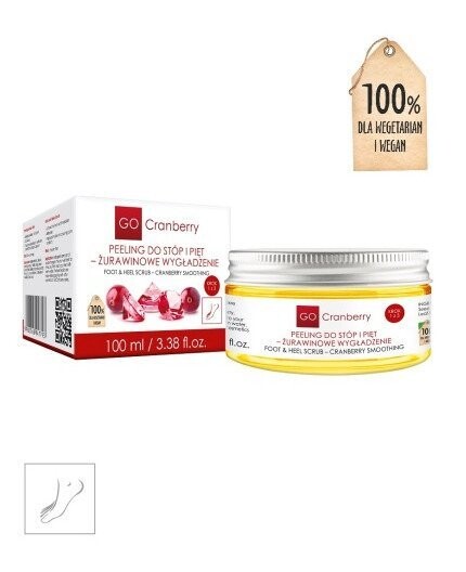 Пилинг для ног и пяток, Клюквенное разглаживание, 100 мл GoCranberry, GoCramberry
Пилинг для ног и пяток, Клюквенное разглаживание, 100 мл GoCranberry, GoCramberry