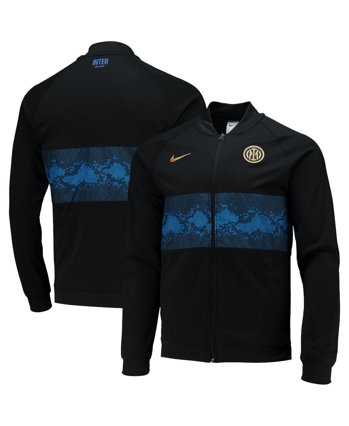 Мужская черная спортивная куртка с молнией во всю длину Inter Milan I96 Anthem реглан Nike
Мужская черная спортивная куртка с молнией во всю длину Inter Milan I96 Anthem реглан Nike