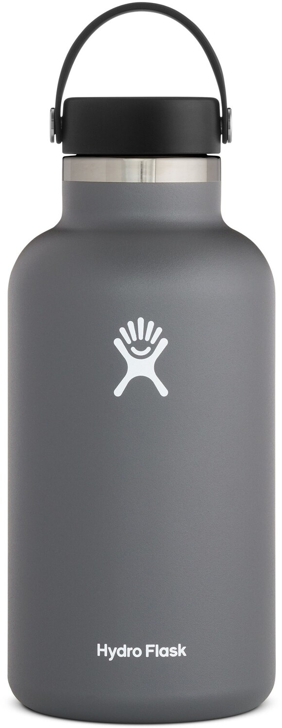 Вакуумная бутылка с широким горлышком и гибкой крышкой — 64 эт. унция Hydro Flask, серый
Вакуумная бутылка с широким горлышком и гибкой крышкой — 64 эт. унция Hydro Flask, серый