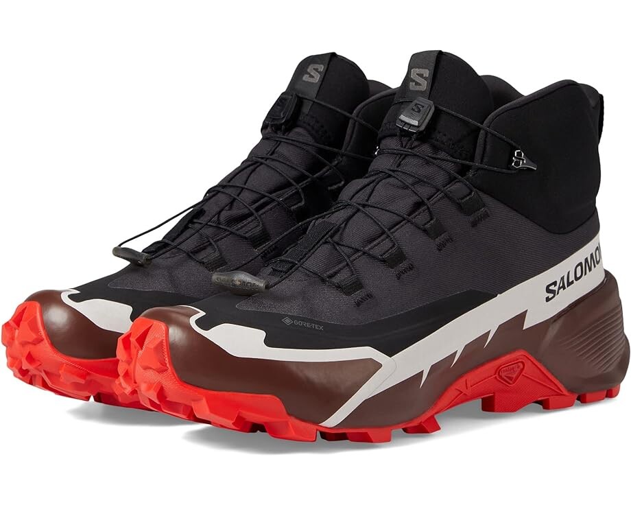 Походные ботинки Salomon Cross Hike Mid GTX 2, цвет Black/Bitter Chocolate/Fiery Red
Походные ботинки Salomon Cross Hike Mid GTX 2, цвет Black/Bitter Chocolate/Fiery Red