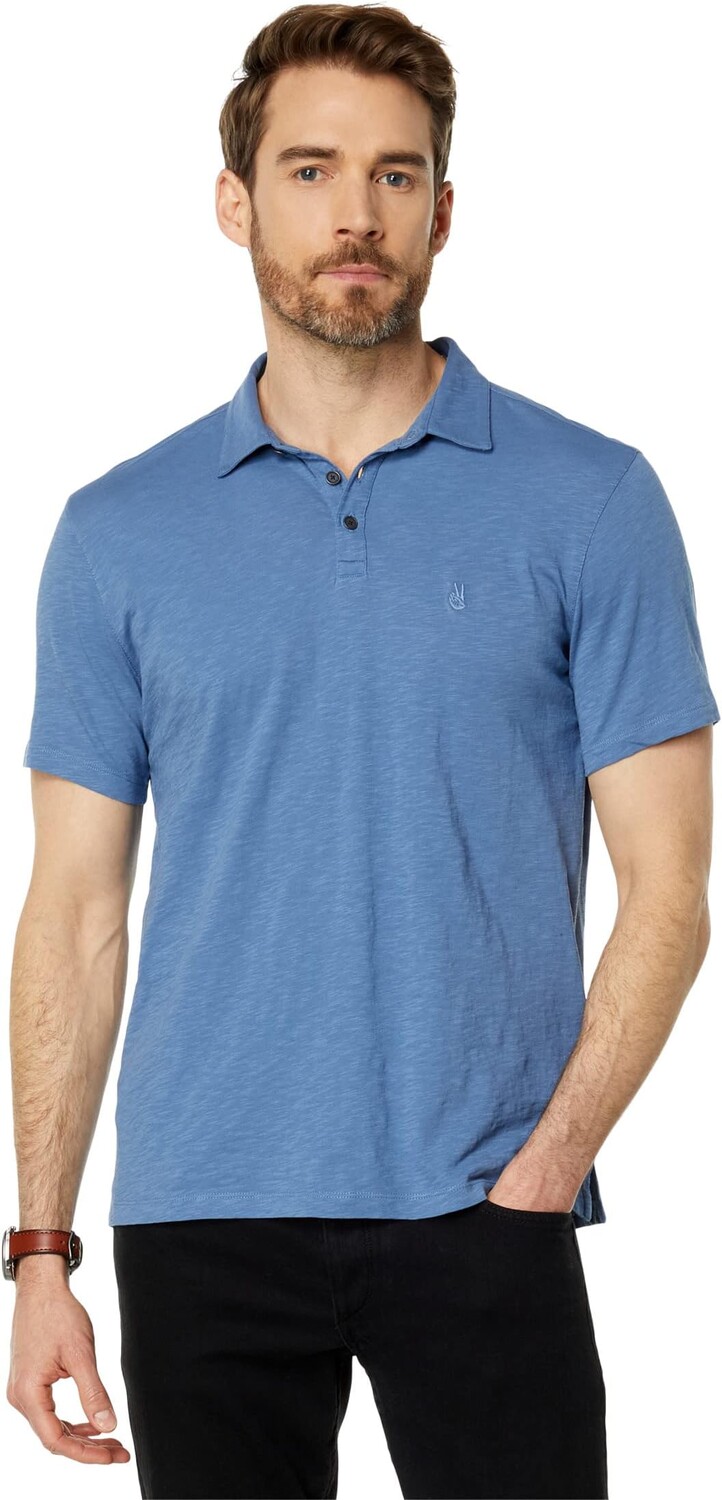 Рубашка-поло Victor Short Sleeve Slub Cotton Polo w/ Peace Sign Embroidery K5787Z1 John Varvatos, цвет Dutch Blue
Рубашка-поло Victor Short Sleeve Slub Cotton Polo w/ Peace Sign Embroidery K5787Z1 John Varvatos, цвет Dutch Blue