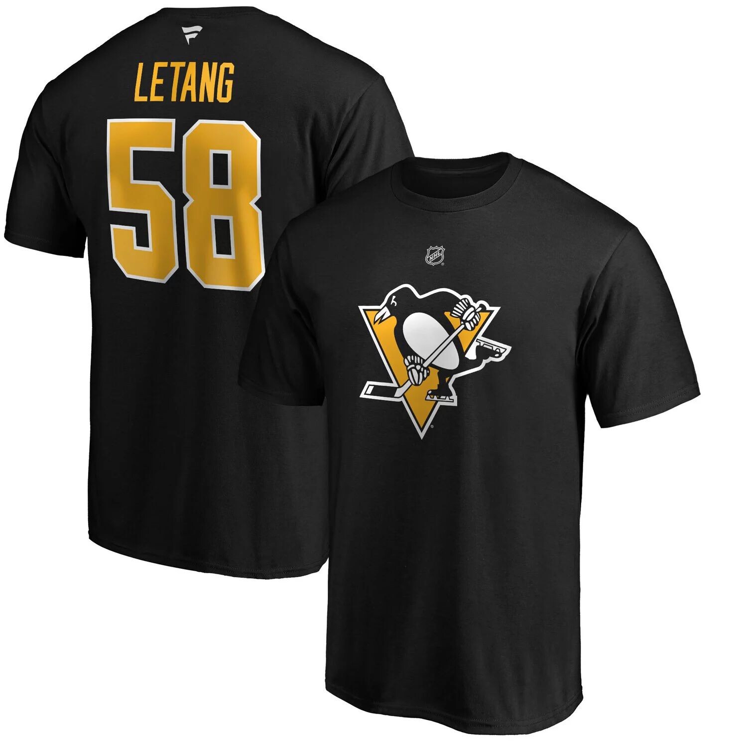 Мужская черная футболка с фирменным логотипом Kris Letang Pittsburgh Penguins Team с аутентичным именем и номером Stack Fanatics, Черный
Мужская черная футболка с фирменным логотипом Kris Letang Pittsburgh Penguins Team с аутентичным именем и номером Stack Fanatics, Черный