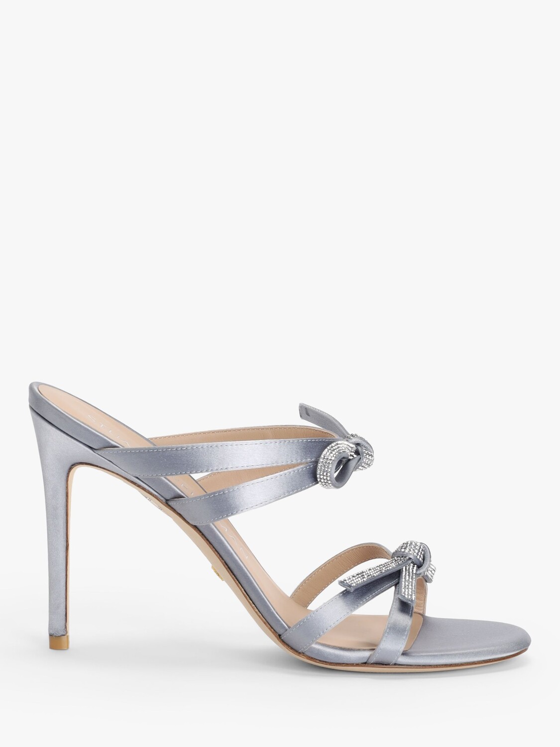 Нудистские атласные босоножки на каблуке Stuart Weitzman с ремешками, цвет Aqua Ice
Нудистские атласные босоножки на каблуке Stuart Weitzman с ремешками, цвет Aqua Ice