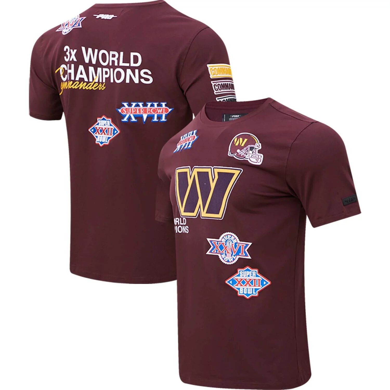 Мужская бордовая футболка Pro Standard Washington Commanders Championship, Красный
Мужская бордовая футболка Pro Standard Washington Commanders Championship, Красный