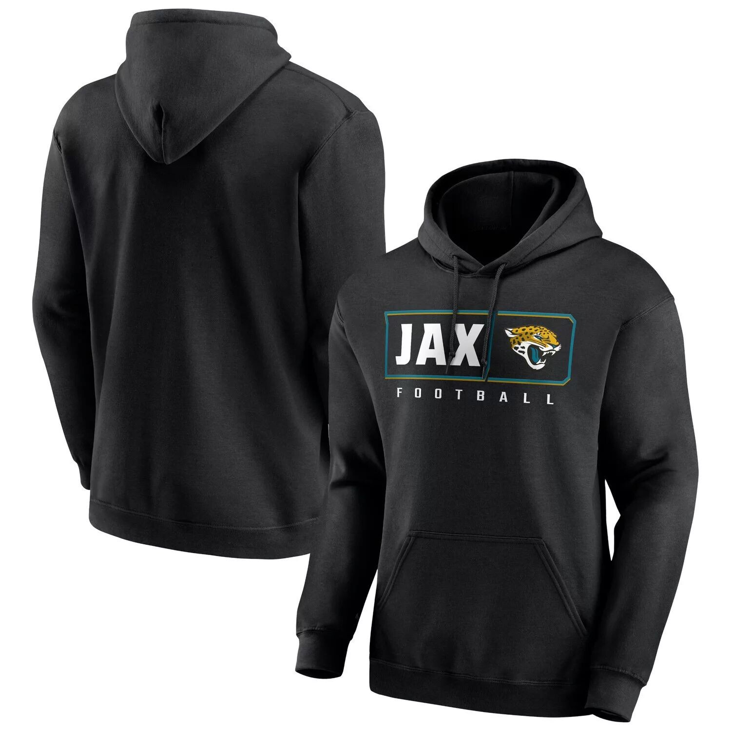 Мужской черный пуловер с капюшоном с логотипом Jacksonville Jaguars Hustle Fanatics
Мужской черный пуловер с капюшоном с логотипом Jacksonville Jaguars Hustle Fanatics