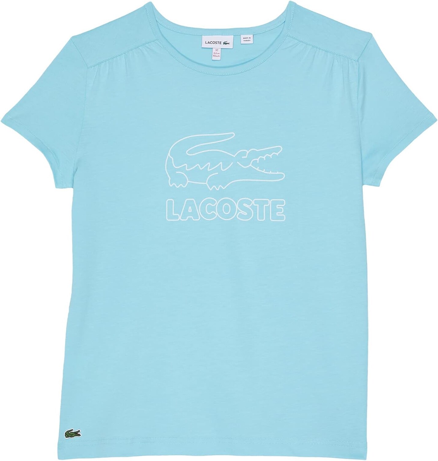Футболка Lacoste Kids Short Sleeve Tee w/ Tonal Big Croc/Lacoste Print, цвет Karat
Футболка Lacoste Kids Short Sleeve Tee w/ Tonal Big Croc/Lacoste Print, цвет Karat