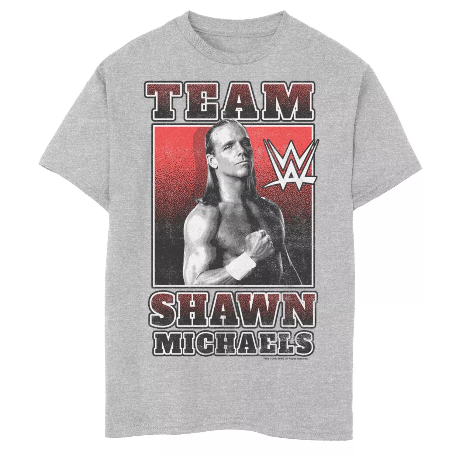 Футболка с рисунком Shawn Michaels для мальчиков 8–20 лет и Husky WWE Team Licensed Character
Футболка с рисунком Shawn Michaels для мальчиков 8–20 лет и Husky WWE Team Licensed Character