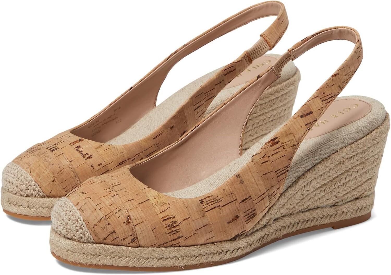 Туфли на танкетке Cloudfeel Espadrille Wedge Slingback 80 mm Cole Haan, цвет Cork/Natural Linen
Туфли на танкетке Cloudfeel Espadrille Wedge Slingback 80 mm Cole Haan, цвет Cork/Natural Linen