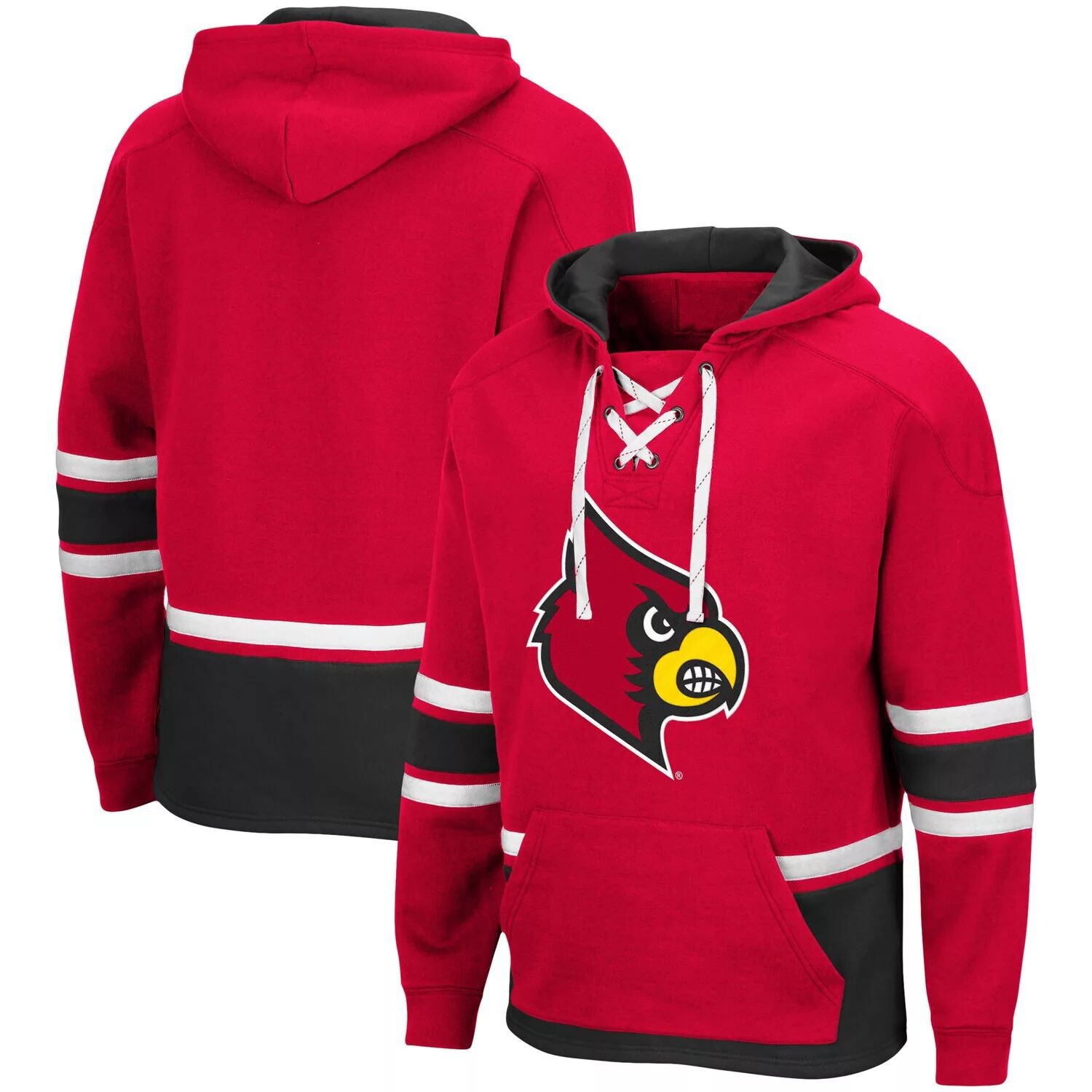 Мужской красный пуловер с капюшоном Louisville Cardinals на шнуровке 3.0 Colosseum
Мужской красный пуловер с капюшоном Louisville Cardinals на шнуровке 3.0 Colosseum