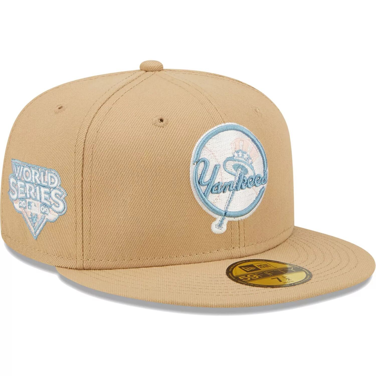 Мужская кепка New Era Tan New York Yankees 2009 World Series небесно-голубая приталенная шляпа 59FIFTY
Мужская кепка New Era Tan New York Yankees 2009 World Series небесно-голубая приталенная шляпа 59FIFTY