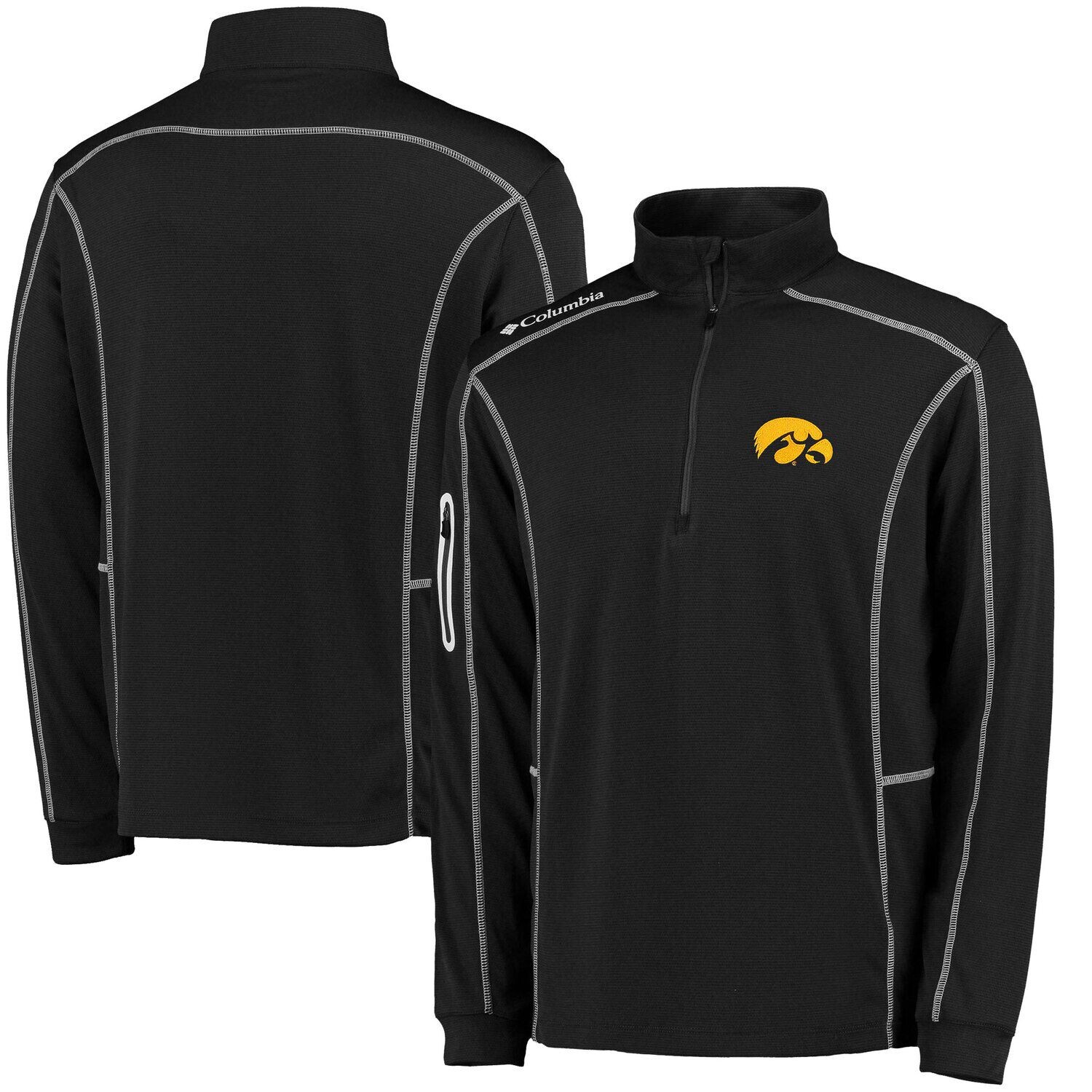 Мужской пуловер с молнией на четверть, черный Columbia Golf Iowa Hawkeyes Shotgun
Мужской пуловер с молнией на четверть, черный Columbia Golf Iowa Hawkeyes Shotgun