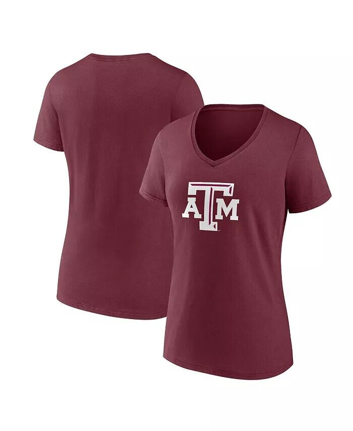 Женская темно-бордовая футболка с v-образным вырезом и логотипом Texas A&M Aggies Evergreen Fanatics, красный
Женская темно-бордовая футболка с v-образным вырезом и логотипом Texas A&M Aggies Evergreen Fanatics, красный