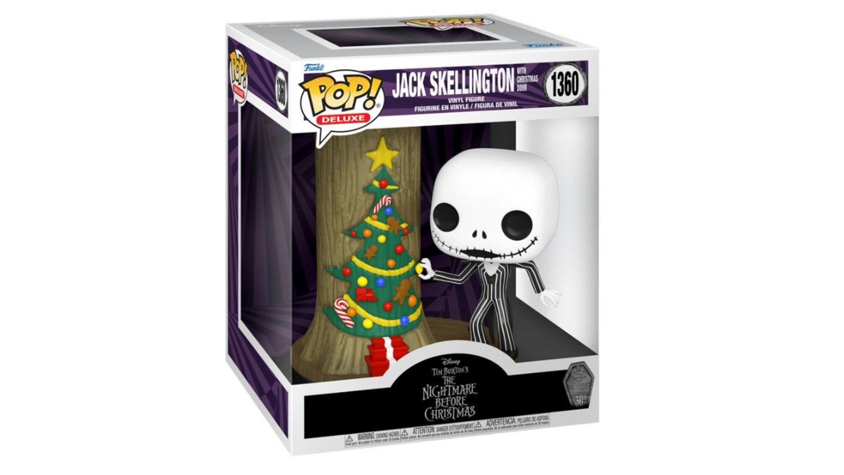 Funko - Pop! Кошмар перед Рождеством Джек с дверью Рождественского города, издание Deluxe, посвященное 30-летнему юбилею
Funko - Pop! Кошмар перед Рождеством Джек с дверью Рождественского города, издание Deluxe, посвященное 30-летнему юбилею