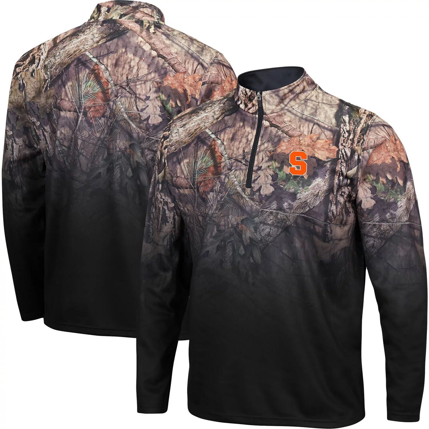 Мужская черная куртка Syracuse Orange Mossy Oak Fleet II на молнии четверти Colosseum, Черный
Мужская черная куртка Syracuse Orange Mossy Oak Fleet II на молнии четверти Colosseum, Черный