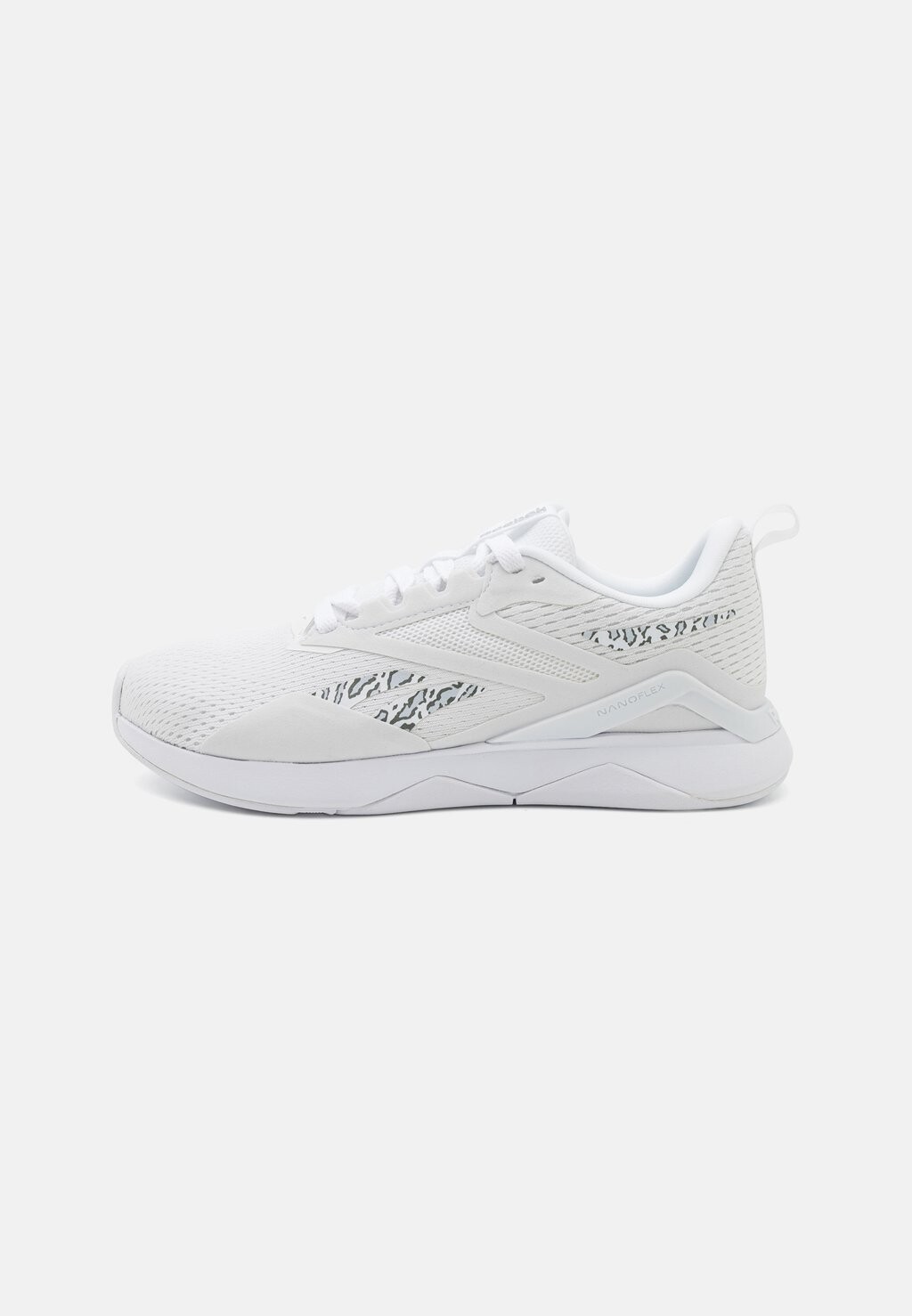 Кроссовки NANOFLEX TR 2 Reebok, обувь белый/холодно-серый 1/серебристый металлик
Кроссовки NANOFLEX TR 2 Reebok, обувь белый/холодно-серый 1/серебристый металлик