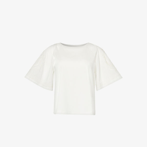 Футболка livorno из хлопкового джерси с вышивкой на рукавах Weekend Max Mara, белый
Футболка livorno из хлопкового джерси с вышивкой на рукавах Weekend Max Mara, белый