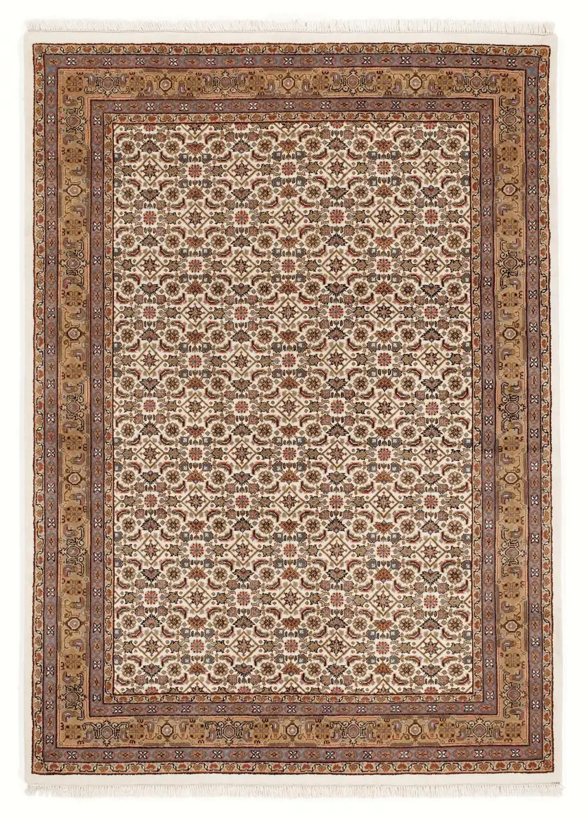 OCI THE CARPET BRAND Восточный ковер "Himla Herati", прямоугольный, из чистой шерсти, высококачественная ручная работа, с бахромой, теплый комнатный климат OCI Die Teppichmarke 40х60 см, кремовый/бежевый
OCI THE CARPET BRAND Восточный ковер "Himla Herati", прямоугольный, из чистой шерсти, высококачественная ручная работа, с бахромой, теплый комнатный климат OCI Die Teppichmarke 40х60 см, кремовый/бежевый