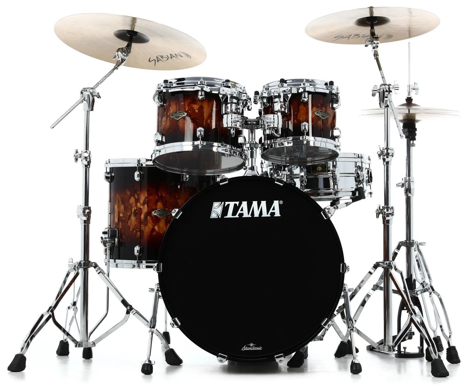 Набор из 4 предметов Tama Starclassic Walnut/Birch WBS42S — Molten Brown Burst
Набор из 4 предметов Tama Starclassic Walnut/Birch WBS42S — Molten Brown Burst